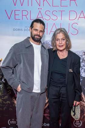 ABB FRAUWINKLER Josef Ellers and Angela Winkler on the red carpet at the special screening of the feature film *Frau Winkler Verlässt das Haus* at the Cinema Paris in Berlin, October 1, 2026, Berlin, Germany