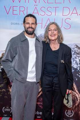 ABB FRAUWINKLER Josef Ellers and Angela Winkler on the red carpet at the special screening of the feature film *Frau Winkler Verlässt das Haus* at the Cinema Paris in Berlin, October 1, 2026, Berlin, Germany