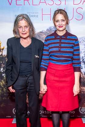 ABB FRAUWINKLER Angela Winkler and Laura Tonke on the red carpet at the special screening of the feature film *Frau Winkler verlässt das Haus* at the Cinema Parisl in Berlin on October 1, 2026, Berlin, Germany