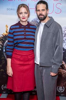ABB FRAUWINKLER Laura Tonke and Josef Ellers on the red carpet at the special screening of the feature film *Frau Winkler Verlässt das Haus* at the Cinema Paris in Berlin on October 1, 2026, Berlin, Germany