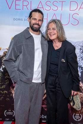 ABB FRAUWINKLER Josef Ellers and Angela Winkler on the red carpet at the special screening of the feature film *Frau Winkler verlässt das Haus* at the Cinema Paris in Berlin on October 1, 2026, Berlin, Germany
