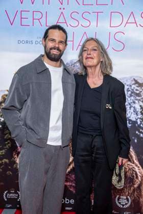 ABB FRAUWINKLER Josef Ellers and Angela Winkler on the red carpet at the special screening of the feature film *Frau Winkler verlässt das Haus* at the Cinema Paris in Berlin on October 1, 2026, Berlin, Germany