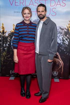 ABB FRAUWINKLER Laura Tonke and Josef Ellers on the red carpet at the special screening of the feature film *Frau Winkler Verlässt das Haus* at Cinema Paris in Berlin on October 1, 2026, Berlin, Germany