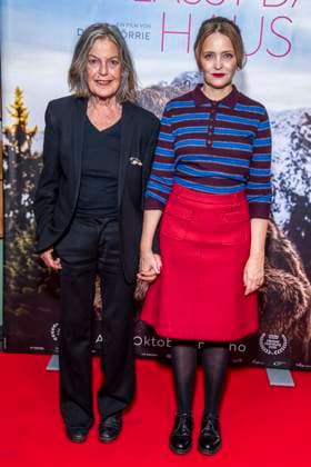 ABB FRAUWINKLER Angela Winkler and Laura Tonke on the red carpet at the special screening of the feature film *Frau Winkler verlässt das Haus* at the Cinema Paris in Berlin on October 1, 2026, Berlin, Germany