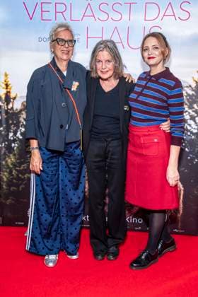 ABB FRAUWINKLER Doris Doerrie, Angela Winkler, and Laura Tonke on the red carpet at the special screening of the feature film *Frau Winkler verlässt das Haus* at the Cinema Paris in Berlin on October 1, 2026, Berlin, Germany