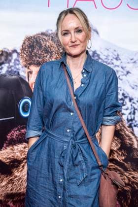 ABB FRAUWINKLER Katharine Mehrling on the red carpet at the special screening of the feature film *Frau Winkler verlässt das Haus* at Cinema Paris in Berlin on October 1, 2026, Berlin, Germany