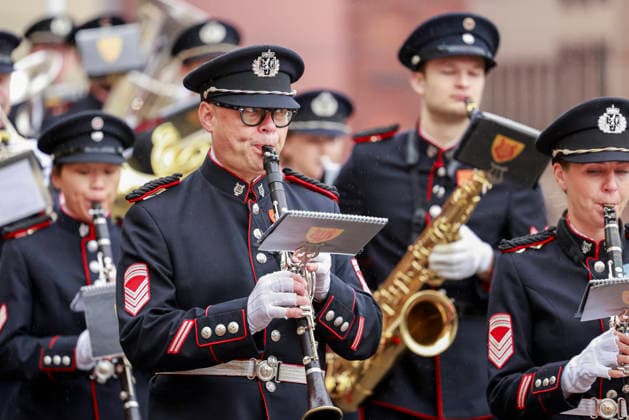 Ceremonial Opening of the Storting, Oslo, October 2, 2026. The Norwegian Armed Forces Staff Band performs at the ceremonial opening of the 171st Storting. Photo by Jonas Been Henriksen, NTB, Oslo, Norway. VmQEvHX P9E EDITORIAL USE ONLY Ref POLVmQEvHX P9E jpg  Copyright: xJonasxBeenxHenriksenx xNTBx
