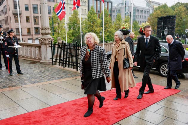 Ceremonial Opening of the Storting, Oslo, October 2, 2026. Supreme Court Justice Toril Marie Oye on her way into the ceremonial opening of the 171st Storting. Photo: Jonas Been Henriksen, NTB, Oslo, Norway. uu6ILgG4xPg EDITORIAL USE ONLY Ref POLuu6ILgG4xPg jpg  Copyright: xJonasxBeenxHenriksenx xNTBx