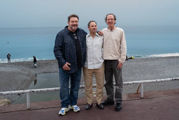8th Cineroman Festival - Jupiter Photocall Denis Menochet, Alexandre Smia and Reda Kateb attend the photocallt for Alexandre Smia s film Jupiter at the Cineroman festival, dedicated exclusively to films adapted from literary work, in Negresco Beach in Nice, France, on October 1, 2026. Photo by Laurent Coust ABACAPRESS.COM Nice Provence-Alpes-Cote d Azur France  Copyright: xCoustxLaurent ABACAx