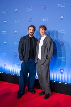 8th Cineroman Festival - Day 4 - Red Carpet Louis-Julien Petit and Aliocha Schneider attend the red carpet at the Cineroman festival, dedicated exclusively to films adapted from literary work, in Negresco Beach in Nice, France, on October 1, 2026. Photo by Laurent Coust ABACAPRESS.COM Nice Provence-Alpes-Cote d Azur France  Copyright: xCoustxLaurent ABACAx