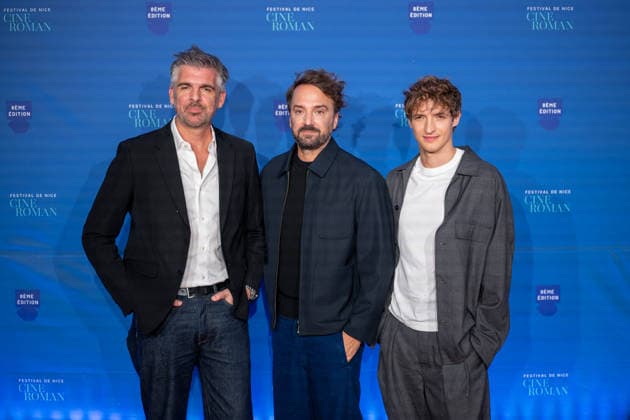 8th Cineroman Festival - Day 4 - Red Carpet Louis-Julien Petit and Aliocha Schneider attend the red carpet at the Cineroman festival, dedicated exclusively to films adapted from literary work, in Negresco Beach in Nice, France, on October 1, 2026. Photo by Laurent Coust ABACAPRESS.COM Nice Provence-Alpes-Cote d Azur France  Copyright: xCoustxLaurent ABACAx