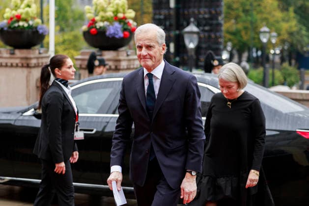 Ceremonial Opening of the Storting, Oslo, October 2, 2026. Prime Minister Jonas Gahr Store on his way to the ceremonial opening of the 171st Storting. Photo: Jonas Been Henriksen, NTB, Oslo, Norway. E1XPTbaY2p0. EDITORIAL USE ONLY. Ref: POLE1XPTbaY2p0 jpg  Copyright: xJonasxBeenxHenriksenx xNTBx