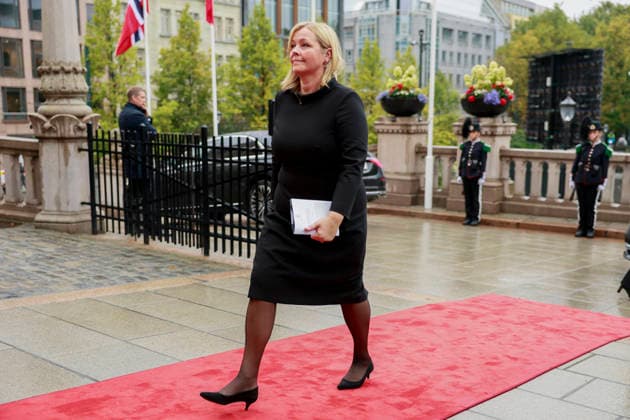 Ceremonial Opening of the Storting, Oslo, October 2, 2026. Minister of Labor and Inclusion Kjersti Stenseng on her way to the ceremonial opening of the 171st Storting. Photo: Jonas Been Henriksen, NTB, Oslo, Norway xyjQRz aYtk EDITORIAL USE ONLY Ref POLxyjQRz aYtk jpg  Copyright: xJonasxBeenxHenriksenx xNTBx