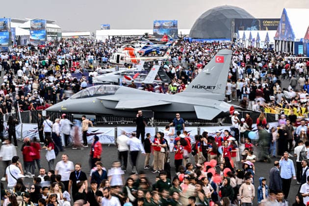 TEKNOFEST Southeast in Turkiye s Sanliurfa SANLIURFA, TURKIYE - OCTOBER 02: TEKNOFEST Southeast, world s largest aviation, space, and technology festival continues at the Sanliurfa GAP Airport with the attendance of visitors for its 15th edition in Sanliurfa, Turkiye on October 02, 2026. Harun Ozalp Anadolu Sanliurfa Turkey. Editorial use only. Please get in touch for any other usage.  Copyright: x2026xAnadoluxHarunxOzalpx