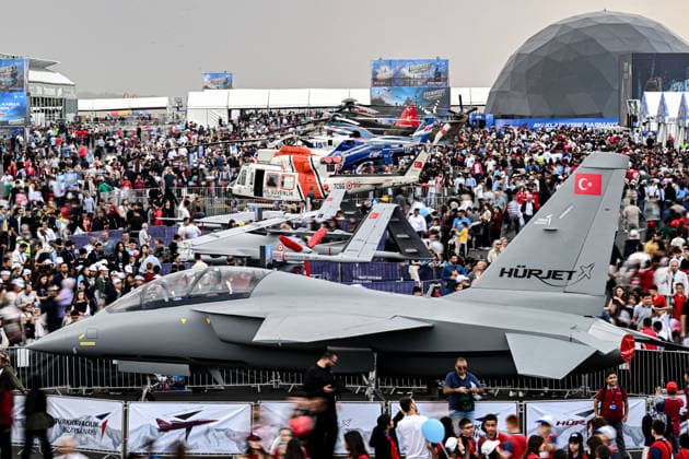 TEKNOFEST Southeast in Turkiye s Sanliurfa SANLIURFA, TURKIYE - OCTOBER 02: TEKNOFEST Southeast, world s largest aviation, space, and technology festival continues at the Sanliurfa GAP Airport with the attendance of visitors for its 15th edition in Sanliurfa, Turkiye on October 02, 2026. Harun Ozalp Anadolu Sanliurfa Turkey. Editorial use only. Please get in touch for any other usage.  Copyright: x2026xAnadoluxHarunxOzalpx