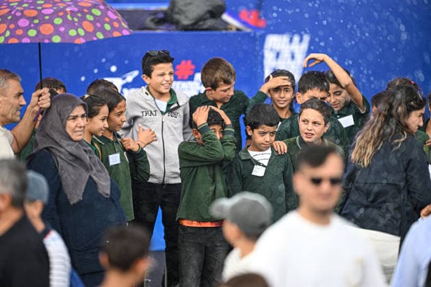 TEKNOFEST Southeast in Turkiye s Sanliurfa SANLIURFA, TURKIYE - OCTOBER 02: TEKNOFEST Southeast, world s largest aviation, space, and technology festival continues at the Sanliurfa GAP Airport with the attendance of visitors for its 15th edition in Sanliurfa, Turkiye on October 02, 2026. Harun Ozalp Anadolu Sanliurfa Turkey. Editorial use only. Please get in touch for any other usage.  Copyright: x2026xAnadoluxHarunxOzalpx