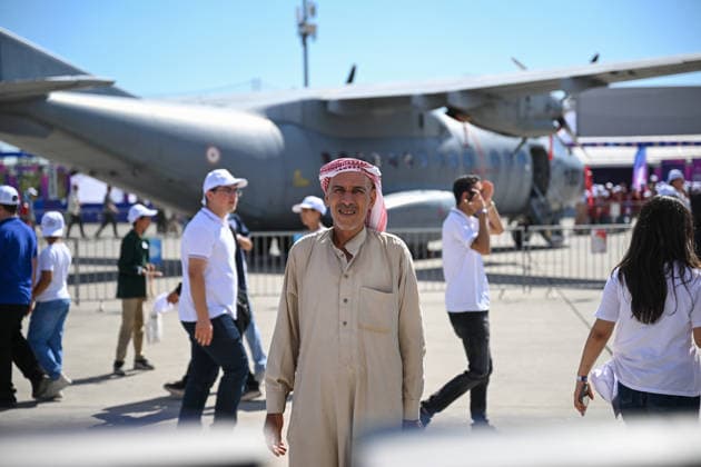 TEKNOFEST Southeast in Turkiye s Sanliurfa SANLIURFA, TURKIYE - OCTOBER 02: TEKNOFEST Southeast, world s largest aviation, space, and technology festival welcomes its visitors on the third day at the Sanliurfa GAP Airport for its 15th edition in Sanliurfa, Turkiye on October 02, 2026. Harun Ozalp Anadolu Sanliurfa Turkey. Editorial use only. Please get in touch for any other usage.  Copyright: x2026xAnadoluxHarunxOzalpx