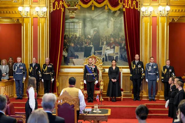 Ceremonial Opening of the Storting, Oslo, October 2, 2026. The ceremonial opening of the 171st Storting. During the opening, King Haakon delivers the throne speech, in which he outlines the government’s policy plans for the coming year. Photo: Ole Berg Rusten POOL NTB Oslo, Norway ageM5Qc wJY EDITORIAL USE ONLY Ref POLageM5Qc wJY jpg  Copyright: xOlexBerg-Rustenx xPOOLx xNTBx