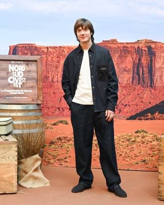 IPA89215528 - Milan, North, South, West, East: The Legendary Story of the 883, Season 2 In the photo: Elia Nuzzolo  Copyright: xManuelexMangiarotti ipa-agency.netx xManuelexMangiarottix IPA89215528