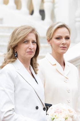 October 2, 2026, Monte Carlo, Rome, Principality of Monaco: Laura Mattarella and Princess Charlene of Monaco during their state visit, Monte Carlo, 02 10 2026 Monte Carlo Principality of Monaco  - ZUMAa289 20261002_zia_a289_050 Copyright: xAmmendolaxUffxStampax xAgfx