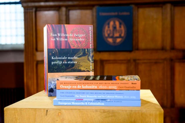 02-10-2026 Leiden King Willem-Alexander received the findings of the independent study into the role of the House of Orange-Nassau in the Netherlands colonial history at the Academy Building of Leiden University. Â  Copyright: xPPEx