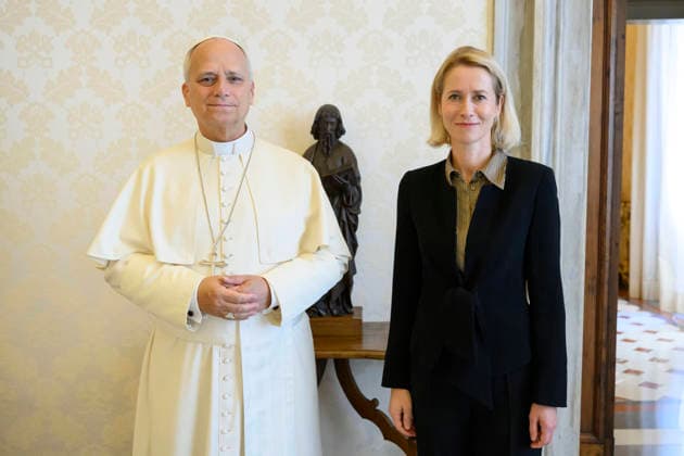 October 2, 2026, CittÃ Del Vaticano: Papa Leone XIV incontra S.E. la Signora Kaja Kallas, Alto Rappresentante per gli Affari Esteri e Vice Presidente della Commissione Europea, CittÃ del Vaticano, 2 ottobre 2026 ANSA Simone Risoluti - Vatican media +++ UFFICIO STAMPA +++ FOTO NON IN VENDITA - DA USARE SOLO PER FINI GIORNALISTICI +++ NPK +++ An handout picture. provided by Vatican media press office, shows Pope Leo XIV meeting H.E. Mrs. Kaja Kallas, High Representative for Foreign Affairs and Vice-President of the European Commission, Vatican City, 2 October 2026 ANSA Simone Risoluti - Vatican media press office handout +++ ANSA PROVIDES ACCESS TO THIS HANDOUT PHOTO TO BE USED SOLELY TO ILLUSTRATE NEWS REPORTING OR COMMENTARY ON THE  - ZUMAa110 20261002_zaf_a110_027 Copyright: xVaticanxMedia SimonexRisolutix