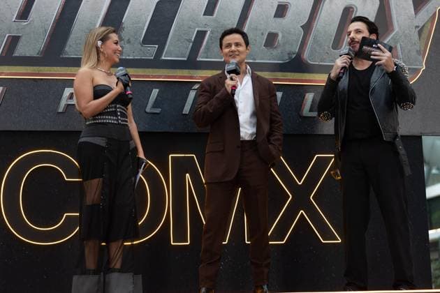 NAUCALPAN, M - OCTOBER 1: Arturo Castro at the fan event for Matchbox: The Movie at the Toreo Parque Central shopping mall in Naucalpan, Mexico on October 1, 2026. Copyright: xMatchbox:xThexMoviex