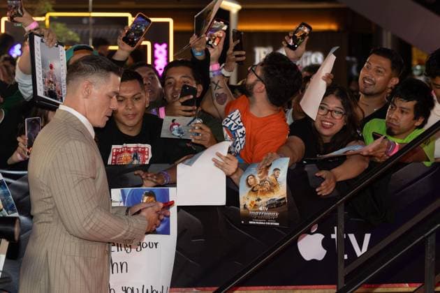 NAUCALPAN, M - OCTOBER 1: John Cena at the fan event for Matchbox: The Movie at the Toreo Parque Central shopping mall in Naucalpan, Mexico on October 1, 2026. Copyright: xMatchbox:xThexMoviex