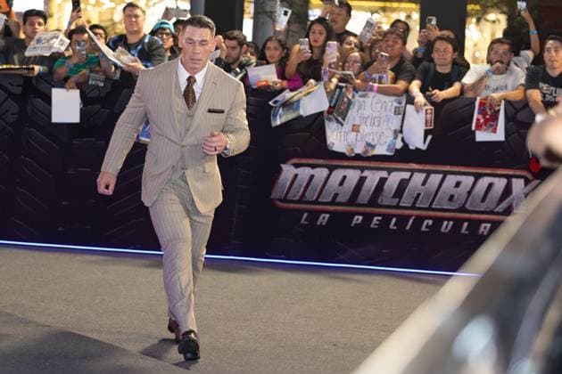 NAUCALPAN, M - OCTOBER 1: John Cena at the fan event for Matchbox: The Movie at the Toreo Parque Central shopping mall in Naucalpan, Mexico on October 1, 2026. Copyright: xMatchbox:xThexMoviex
