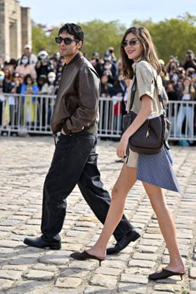 PFW Loewe Outside Arrivals Guests arriving at the Loewe show during Paris Fashion Week, in Paris, France on 2 October 2026. Photo by Julien Reynaud APS-Medias ABACAPRESS.COM Paris France  Copyright: xReynaudxJulien APS-Medias ABACAx