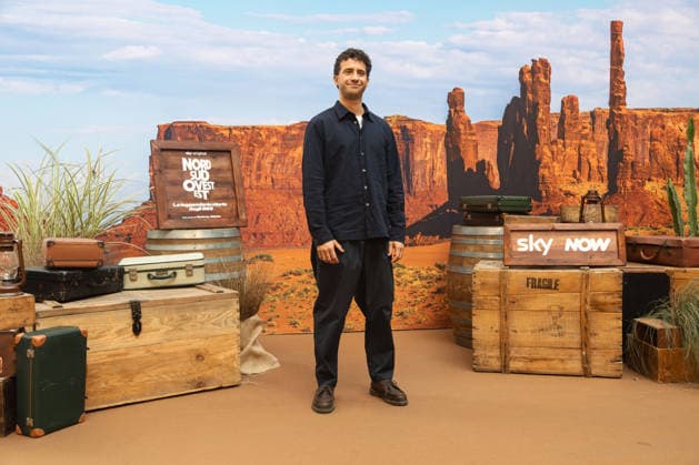 News - PHOTOCALL - SKY - NORD SUD OVEST EST LA LEGGENDARIA STORIA DEGLI 883 Edoardo Ferrario during PHOTOCALL - SKY - NORD SUD OVEST EST LA LEGGENDARIA STORIA DEGLI 883 , News in Milano , Italy, October 02 2026 Milano Pelota Italy Copyright: xLucaxMichelix xLiveMediax LPN_2713285