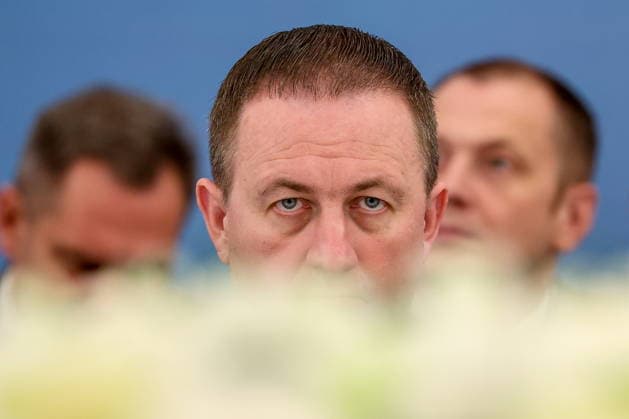 BELARUS, MINSK - OCTOBER 2, 2026: Alexander Turchin, Prime Minister of Belarus, attends an expanded meeting of the Eurasian Intergovernmental Council. Alexander Ryumin TASS  98670530