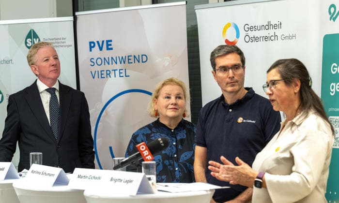 October 2, 2026 Press Conference on Health in Austria: Peter McDonald, Chairman of the Board of Directors of the Austrian Health Insurance Fund; Korinna Schu