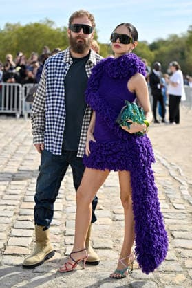 PFW Loewe Outside Arrivals Guests arriving at the Loewe show during Paris Fashion Week, in Paris, France on 2 October 2026. Photo by Julien Reynaud APS-Medias ABACAPRESS.COM Paris France  Copyright: xReynaudxJulien APS-Medias ABACAx