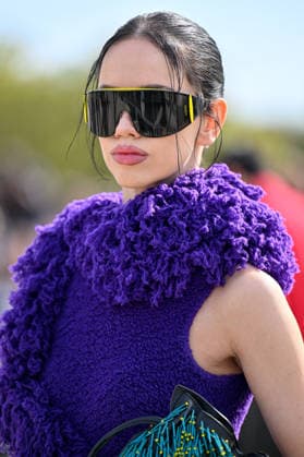 PFW Loewe Outside Arrivals Guest arriving at the Loewe show during Paris Fashion Week, in Paris, France on 2 October 2026. Photo by Julien Reynaud APS-Medias ABACAPRESS.COM Paris France  Copyright: xReynaudxJulien APS-Medias ABACAx