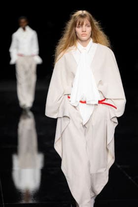 PFW - Issey Miyake Runway Models walks during Issey Miyake Women s Spring Summer 2027 collection fashion show as part of the Paris Fashion Week, in Paris on October 2, 2026. Photo by Eliot Blondet ABACAPRESS.COM Paris France France  Copyright: xBlondetxEliot ABACAx