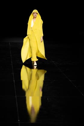 PFW - Issey Miyake Runway Models walks during Issey Miyake Women s Spring Summer 2027 collection fashion show as part of the Paris Fashion Week, in Paris on October 2, 2026. Photo by Eliot Blondet ABACAPRESS.COM Paris France France  Copyright: xBlondetxEliot ABACAx
