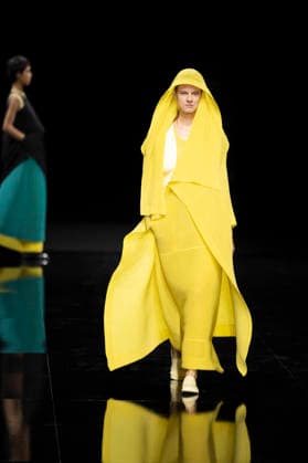 PFW - Issey Miyake Runway Models walks during Issey Miyake Women s Spring Summer 2027 collection fashion show as part of the Paris Fashion Week, in Paris on October 2, 2026. Photo by Eliot Blondet ABACAPRESS.COM Paris France France  Copyright: xBlondetxEliot ABACAx