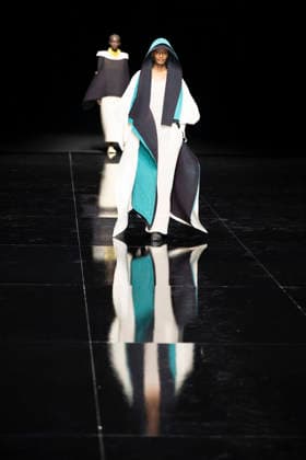 PFW - Issey Miyake Runway Models walks during Issey Miyake Women s Spring Summer 2027 collection fashion show as part of the Paris Fashion Week, in Paris on October 2, 2026. Photo by Eliot Blondet ABACAPRESS.COM Paris France France  Copyright: xBlondetxEliot ABACAx