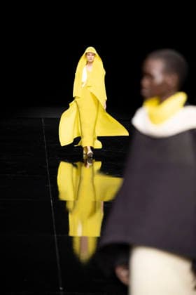 PFW - Issey Miyake Runway Models walks during Issey Miyake Women s Spring Summer 2027 collection fashion show as part of the Paris Fashion Week, in Paris on October 2, 2026. Photo by Eliot Blondet ABACAPRESS.COM Paris France France  Copyright: xBlondetxEliot ABACAx