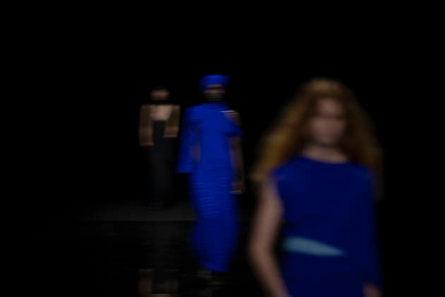 PFW - Issey Miyake Runway Models walks during Issey Miyake Women s Spring Summer 2027 collection fashion show as part of the Paris Fashion Week, in Paris on October 2, 2026. Photo by Eliot Blondet ABACAPRESS.COM Paris France France  Copyright: xBlondetxEliot ABACAx