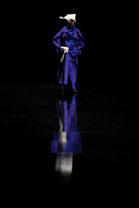PFW - Issey Miyake Runway Models walks during Issey Miyake Women s Spring Summer 2027 collection fashion show as part of the Paris Fashion Week, in Paris on October 2, 2026. Photo by Eliot Blondet ABACAPRESS.COM Paris France France  Copyright: xBlondetxEliot ABACAx