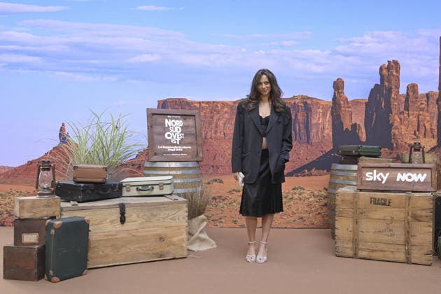 Photo by Mario Romano, IPP Milan, October 2, 2026. Photocall for the TV series *North, South, West, East: The Legendary Story of the 883*, Season 2. Pictured: Gaia Zampighi. Italy Photo Press World. Copyright. Photocall for the TV series *North*