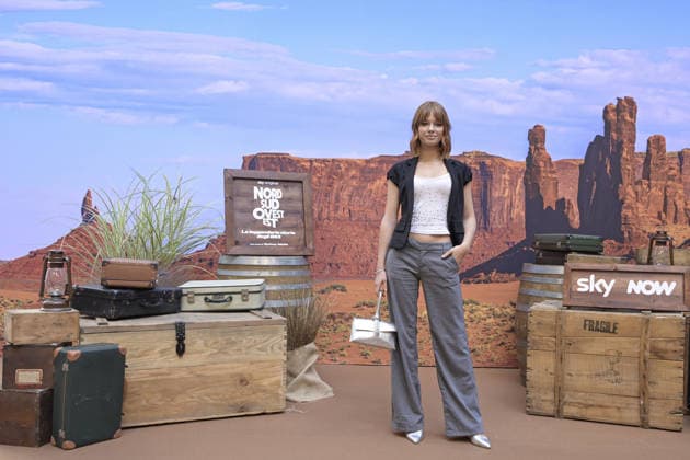 Photo by Mario Romano, IPP Milan, October 2, 2026. Photocall for the TV series *North, South, West, East: The Legendary Story of the 883*, Season 2. Pictured: Ludovica Barbarito. Italy Photo Press World. Copyright. Photocall for the TV series *North*