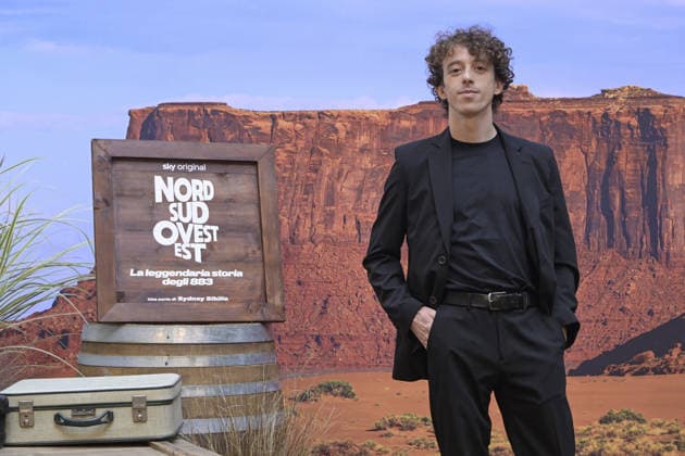 Photo by Mario Romano, IPP Milan, October 2, 2026. Photocall for the TV series *North, South, West, East: The Legendary Story of the 883*, Season 2. Pictured: Riccardo Armiento. Italy Photo Press World. Copyright. Photocall for the TV series *North*