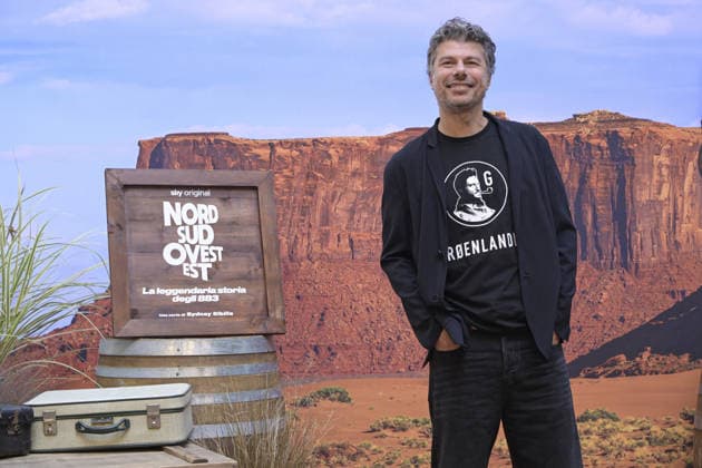 Photo by Mario Romano, IPP Milan, October 2, 2026. Photocall for the TV series *Nord Sud Ovest Est: The Legendary Story of the 883*, Season 2. Pictured: Sidney Sibilia. Italy Photo Press World. Copyright. Photocall for the TV series *Nord*
