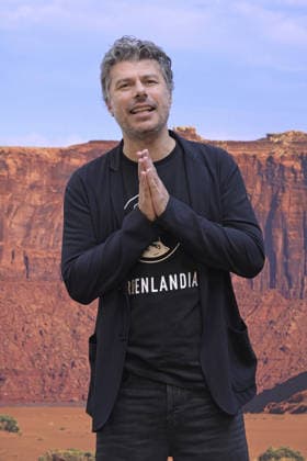 Photo by Mario Romano, IPP Milan, October 2, 2026. Photocall for the TV series *Nord Sud Ovest Est: The Legendary Story of the 883*, Season 2. Pictured: Sidney Sibilia. Italy Photo Press World. Copyright. Photocall for the TV series *Nord*