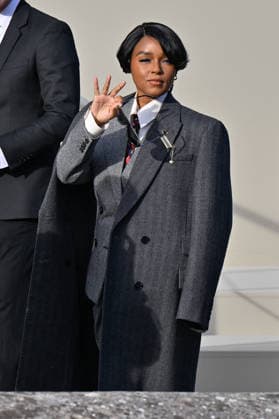 PFW Givenchy Outside Arrivals Janelle Monae arriving at the Givenchy show during Paris Fashion Week, in Paris, France on 2 October 2026. Photo by Julien Reynaud APS-Medias ABACAPRESS.COM Paris France  Copyright: xReynaudxJulien APS-Medias ABACAx
