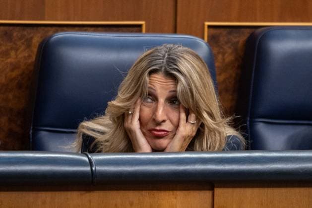 October 2, 2026, Madrid, Spain: Yolanda DoÂ­az, Second Deputy Prime Minister and Minister of Labor and Social Economy, attends the extraordinary plenary session in which Congress repealed two royal decree-laws regarding housing. Madrid Spain - ZUMAs197 20261002_aaa_s197_213 Copyright: xDavidxCanalesx