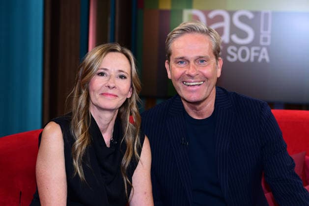Andrea Wulf appeared as a guest on the NDR show *Das Rote Sofa* with host Hinnerk Baumgarten on October 2, 2026, in Hamburg. Andrea Wulf and Hinnerk Baumgarten during the *Das Rote Sofa* TV show at the NDR Studios on October 2, 2026 in Hamburg, Germany. Andrea Wulf appears as a guest on Das Rote Sofa on NDR in Hamburg